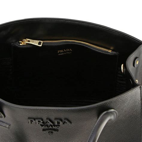 prada black monochrome bag|women Prada black bag.